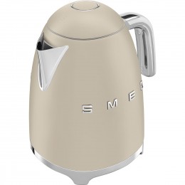 Чайник SMEG, Стиль 50-х г., 1.7 л , 2400 Вт, корпус из нержавеющей стали, цвет лунный свет