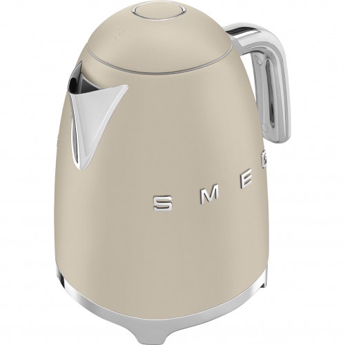 Чайник SMEG, Стиль 50-х г., 1.7 л , 2400 Вт, корпус из нержавеющей стали, цвет лунный свет