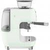 Кофемашина SMEG EGF03PGEU со встроенной кофемолкой, пастельный зеленый - идеальный выбор для настоящих ценителей кофе