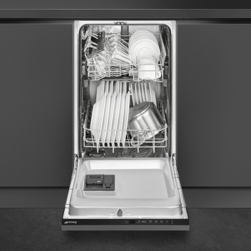 Встраиваемая посудомоечная машина SMEG 45 см - 9 комплектов, 5 программ, инверторный мотор