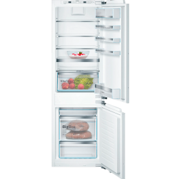 BOSCH KIN86AF3M8 Serie 6, Встраиваемый холодильник 1772x558x545 мм, 255 л, NoFrost, LED, SuperFreeze, 4 полки стекло