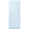 Холодильник SMEG 50-х годов, однокамерный, 270 л, пастельный голубой, инверторный компрессор, LED освещение