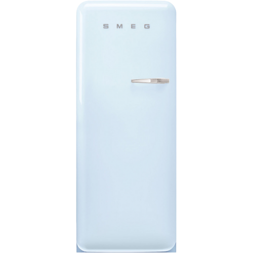 Холодильник SMEG 50-х годов, однокамерный, 270 л, пастельный голубой, инверторный компрессор, LED освещение