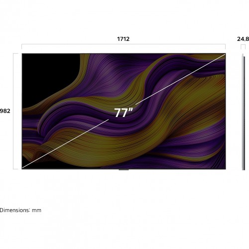 Телевизор 77'' LG OLED Gallery Ultra HD Smart TV с Dolby Atmos и 120Hz (2025)