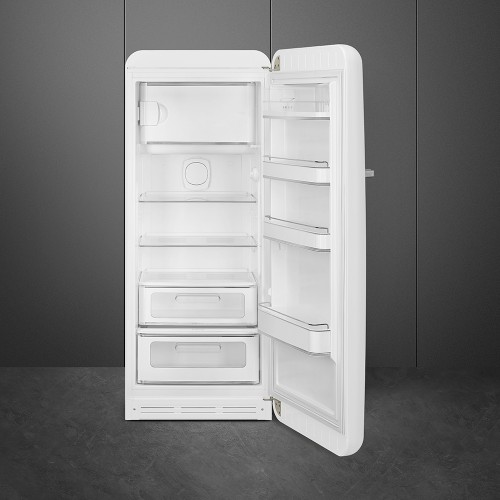 Холодильник SMEG 50-х годов, однокамерный, 270 л, инверторный компрессор, белый цвет