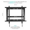 Кронштейн для видеостен ONKRON Push UP 40-70 - Максимальная нагрузка 45кг, Регулировка в трех плоскостях, Портретная/Альбомная ориентация