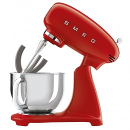 Миксер Smeg SMF03RDEU, 4.8 л, красный, 10 скоростей, планетарный