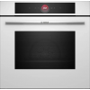 Встраиваемый духовой шкаф Bosch с 14 режимами нагрева, TFT сенсорным дисплеем и системой EcoClean, 71 л, белый цвет
