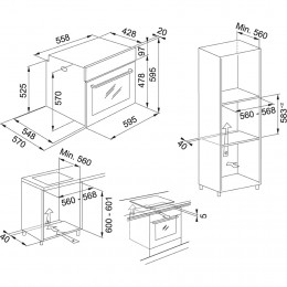 Духовой шкаф Franke FSM 86 H XS 116.0605.990, 60 см, 71л, 9 функций, цифровой дисплей, нерж. сталь/черный