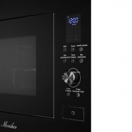 Встраиваемая микроволновая печь Monsher MMH 2050 B, 1400 Вт, гриль, черный