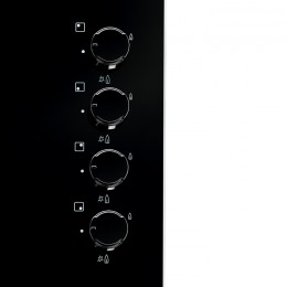 Варочная панель Electrolux EGG6407K, газовая, 4 конфорки, чугунные решетки, газ-контроль, электроподжиг.