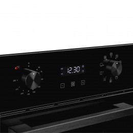 Электрический духовой шкаф Monsher MOE 4592 Noir, 45 см, 50 л, гидролизная очистка, 9 режимов, черный