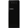 Холодильник SMEG/ Холодильник SMEG, ВхШхГ 1530х601х728 мм, отдельностоящий, стиль 50-х, однокамерный, внутренняя морозильная камера, объем 270 л, MultiFlow, инверторный компрессор, энергоэффективность С, цвет черный