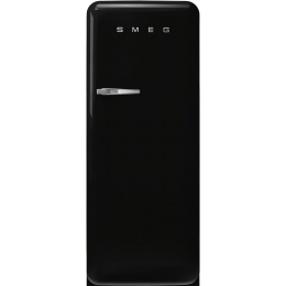 Холодильник SMEG/ Холодильник SMEG, ВхШхГ 1530х601х728 мм, отдельностоящий, стиль 50-х, однокамерный, внутренняя морозильная камера, объем 270 л, MultiFlow, инверторный компрессор, энергоэффективность С, цвет черный