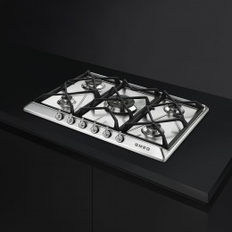 Встраиваемая газовая панель SMEG sr975xgh, 70 см, нержавеющая сталь