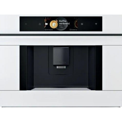 Встраиваемая кофемашина Home Connect, 20 бар, 1500 Вт, белая, с дисплеем и 9 рецептами - One Touch