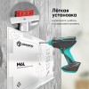 Кронштейн ONKRON для телевизоров 40-75 с наклоном -5°/+8° и поворотом ±140°, max нагрузка 45,5 кг, белый