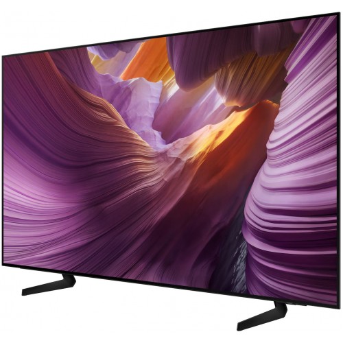 Телевизор 77'' Samsung/ 77", OLED, Ultra HD, Tizen Smart TV, 120 Hz, HDR10+, Wi-Fi, Voice, DVB-T2/C/S2, Bluetooth, CI+(1.4), FreeSync Premium, 2.0Ch 20W, OTS Lite, 4HDMI, 2USB, Black 2025