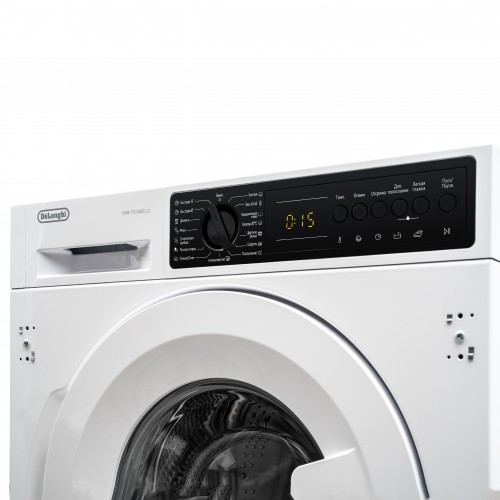 Встраиваемая стиральная машина Delonghi 7 кг, 1200 об/мин, 15 программ, A+++, быстрая стирка, 53 дБ - идеальный выбор для вашего дома