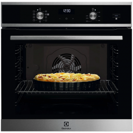 Встраиваемый духовой шкаф ELECTROLUX EOD5F71X с паром, 72 л, 8 режимов, каталитическая очистка, нержавеющая сталь