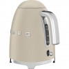 Чайник SMEG, Стиль 50-х г., 1.7 л , 2400 Вт, корпус из нержавеющей стали, цвет лунный свет
