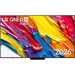 Телевизор ЖК 85'' LG/ 85", Ultra HD, QNED MiniLED, Dynamic QNED Color, Edge Led, Smart TV (WebOS 26), Wi-Fi 5, DVB-T2/C/S2, MR, 120Hz Native (VRR 144Hz), 2.0ch (20W), 4хHDMI, 2хUSB, 2 Pole, черный графит, 2026