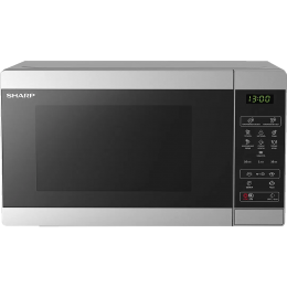 Микроволновая печь Sharp R2800RSL, 20 л, 800 Вт, нерж. сталь, 51.3x30.6x42.9 см