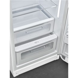 Холодильник SMEG FAB28RWH6, стиль 50-х, 270 л, инверторный, белый