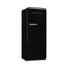 Холодильник SMEG/ Холодильник SMEG, ВхШхГ 1530х601х728 мм, отдельностоящий, стиль 50-х, однокамерный, внутренняя морозильная камера, объем 270 л, MultiFlow, инверторный компрессор, энергоэффективность С, цвет черный