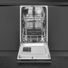 Встраиваемая посудомоечная машина SMEG ST4512IN, 45 см, 9 комплектов, 5 программ, инверторный мотор.