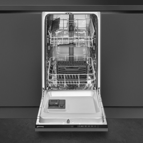 Встраиваемая посудомоечная машина SMEG 45 см - 9 комплектов, 5 программ, инверторный мотор