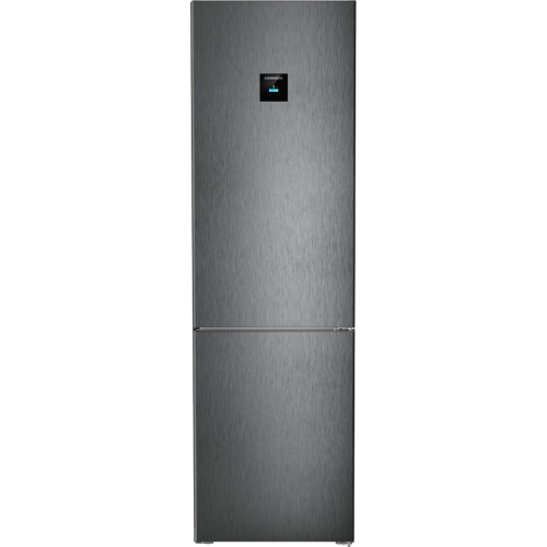 Холодильник LIEBHERR Plus с системой EasyFresh, NoFrost, 3 контейнера, высота 201,5 см, ширина 60 см, глубина 67,5 см, класс ЭЭ A++, черные двери BlackSteel, дисплей на двери