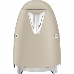 Чайник SMEG, Стиль 50-х г., 1.7 л , 2400 Вт, корпус из нержавеющей стали, цвет лунный свет