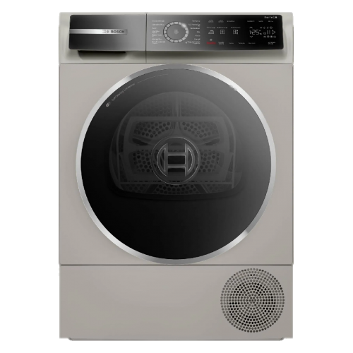 Сушильная машина BOSCH 8 серия с тепловым насосом, 9 кг, сенсорное управление, A+++, серебристая
