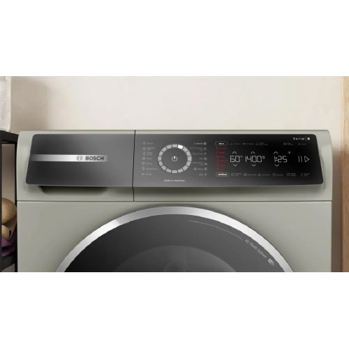 Сушильная машина BOSCH 8 серия с тепловым насосом, 9 кг, сенсорное управление, A+++, серебристая