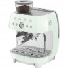 Кофемашина SMEG EGF03PGEU со встроенной кофемолкой, пастельный зеленый - идеальный выбор для настоящих ценителей кофе