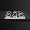 Встраиваемая газовая панель SMEG Victoria 70 см - нержавеющая сталь, газовая варочная панель