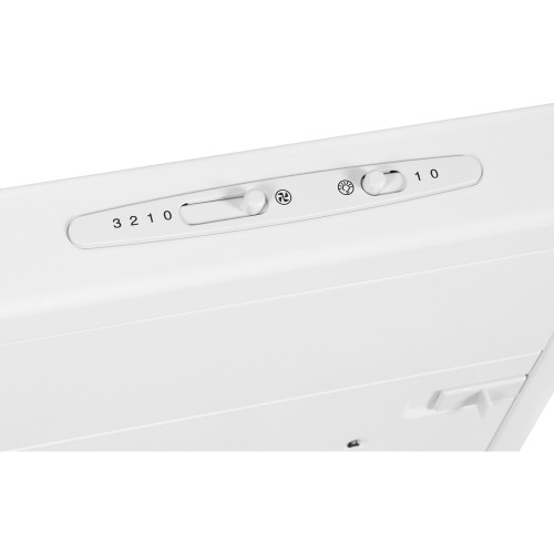 Вытяжка HOMSair HORIZONTAL 50 White - Подвесная, 3 скорости, LED-освещение, угольный фильтр, 420 м³/ч, до 12 м², 45 дБ