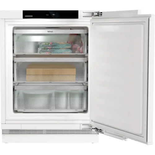 Встраиваемая морозильная камера Liebherr/ Prime, высота 82-88 см, door-on-door, NoFrost, LED освещение, сенсорный дисплей Touch&Swipe за дверью.