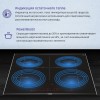 Индукционная плита 90 см Серия 8 с 5 конфорками черного цвета