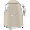 Чайник SMEG, Стиль 50-х г., 1.7 л , 2400 Вт, корпус из нержавеющей стали, цвет лунный свет
