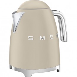 Чайник SMEG, Стиль 50-х г., 1.7 л , 2400 Вт, корпус из нержавеющей стали, цвет лунный свет