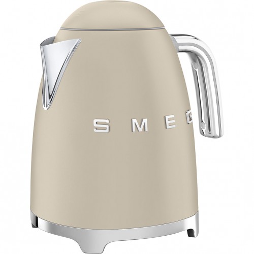 Чайник SMEG, Стиль 50-х г., 1.7 л , 2400 Вт, корпус из нержавеющей стали, цвет лунный свет