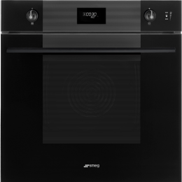 SMEG SO6101S2B3 - Встраиваемый духовой шкаф, 60 см, 11 функций, комбинированный с паром, черное стекло.