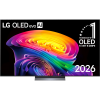 Телевизор 77'' LG/ 77'' OLED, Ultra HD, Smart TV(WebOS 26), Wi-Fi 6, Bluetooth v 5.3, MR NFC, 120Hz Native (VRR 165Hz), 2.2ch 40Вт Dolby Atmos, 4хHDMI, 2хUSB, 1 Pole, черный металл, 2026