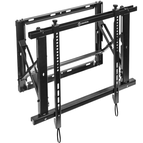 Кронштейн для видеостен ONKRON Push UP 40-70 - Максимальная нагрузка 45кг, Регулировка в трех плоскостях, Портретная/Альбомная ориентация