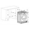Встраиваемая стиральная машина Delonghi 7 кг, 1200 об/мин, 15 программ, A+++, быстрая стирка, 53 дБ - идеальный выбор для вашего дома