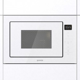 Gorenje BM251SG2WG - Встраиваемая микроволновая печь, 25 л, белая, сенсорное управление, открывание влево.