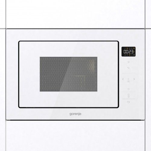 Встраиваемая микроволновая печь GORENJE, 25 л, белая, с электронным управлением и открыванием дверцы влево - идеальное решение для вашей кухни