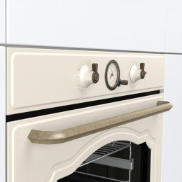 Встраиваемый духовой шкаф GORENJE BO6735CLI, 60 см, 77 л, слоновая кость, пиролитическая эмаль.